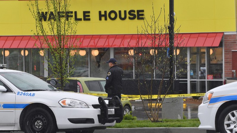 Four are dead following a shooting at a Nashville Tenn. Waffle House.