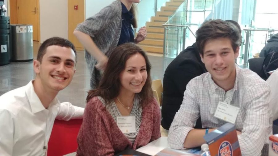 Junior Ajay Garg, senior Samantha Clayman and junior Max Bello competed at the Max Planck Florida Institute for Neuroscience’s Brain Bee as Jupiter High’s team one. 