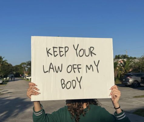 Jupiter High student expresses her thoughts on abortion laws.