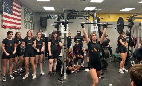 Girls weightlifting defeats Gardens