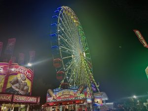 The Ferris wheel is a fan favorite attraction at the fair every year. 