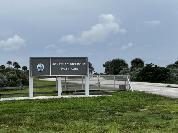 Entrance of Jonathan Dickinson State Park