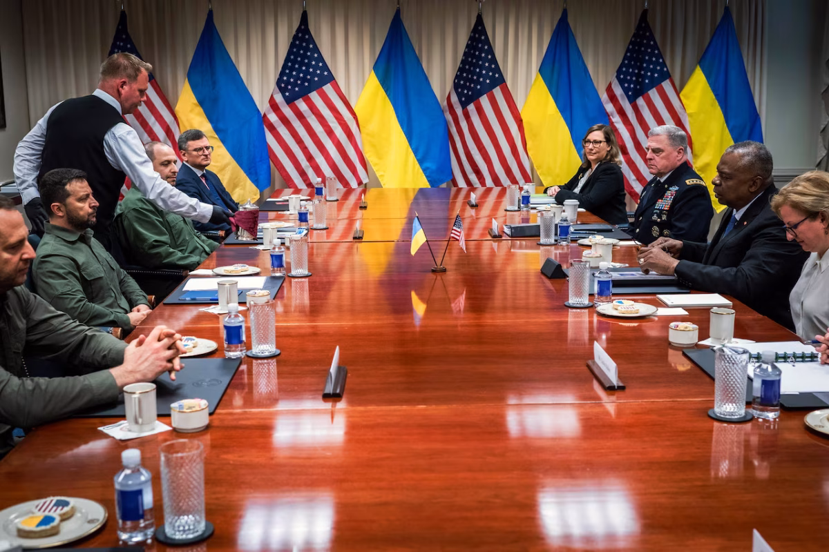 US and Ukraine meeting