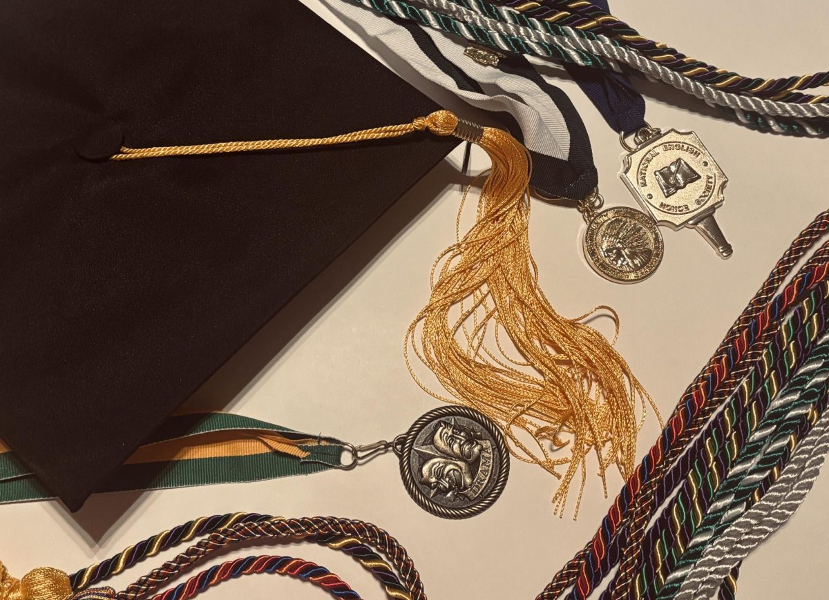 Graduating presidents cords across different programs.